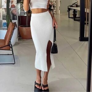 Princess Polly Ella Brooke Knit Midi Skirt